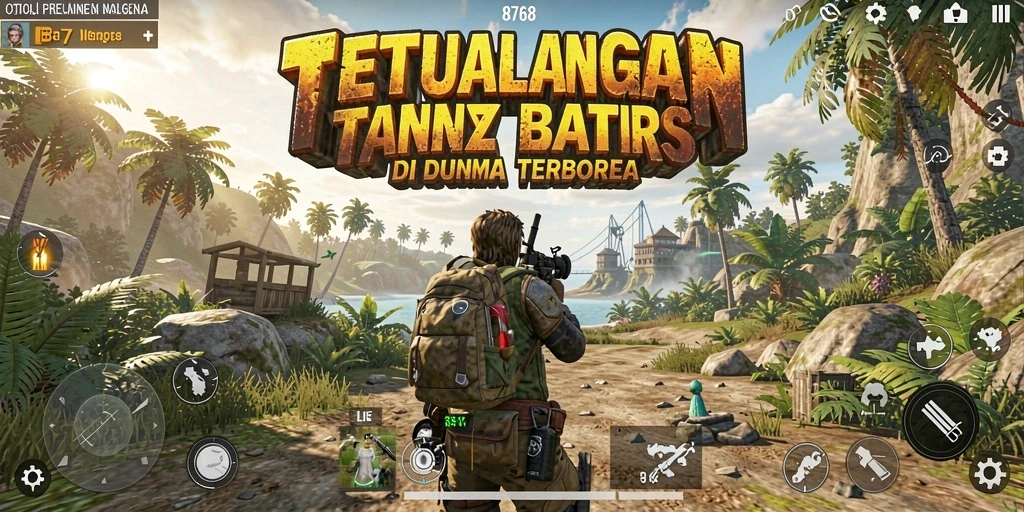 Screenshot gameplay Open World dari 8768 yang menampilkan petualangan mendebarkan.
