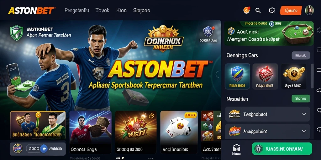Tampilan menarik dari gameplay <strong>ASTONBET</strong> dengan berbagai pilihan taruhan.