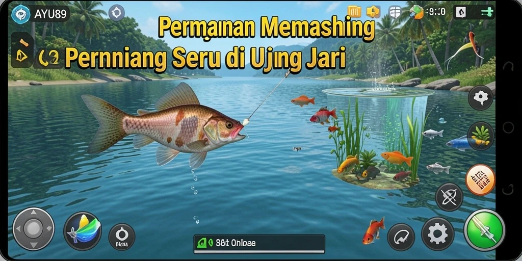 Tangkapan besar dalam gameplay AYU89 yang menarik.