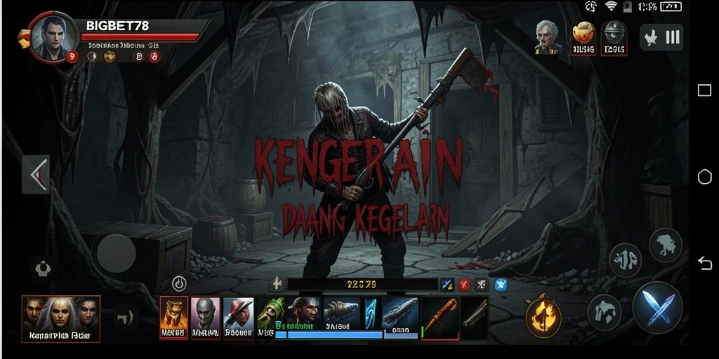 Gameplay menegangkan di BIGBET78 dengan elemen Horror yang mendalam.