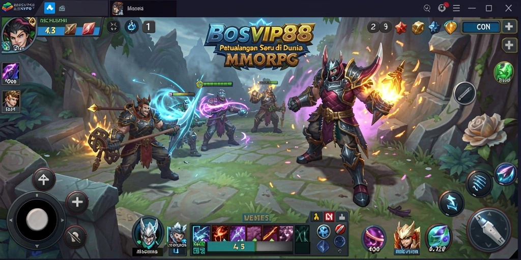 Gameplay seru dan interaktif di dunia fantasi BOSVIP88.