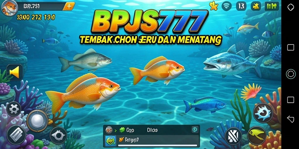 Tampilan gameplay menarik dalam permainan Tembak Ikan BPJS777.