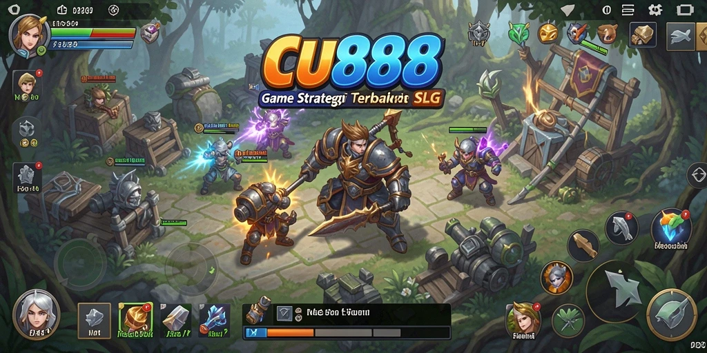 Gameplay seru dan mendebarkan di CU888 dengan elemen SLG yang menarik.