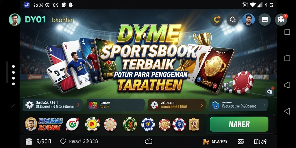 Gameplay menarik dari aplikasi Sportsbook DY01 dengan berbagai pilihan taruhan.