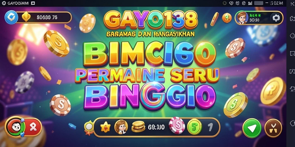 Screenshot GAYO138 menampilkan pemain yang asyik bermain Bingo dengan antarmuka yang menarik.
