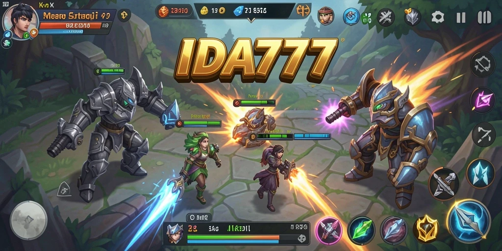 Tampilan gameplay menantang dan mendebarkan dari IDA777.