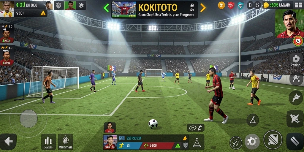 Tampilan gameplay KOKITOTO yang mengasyikkan dan seru.