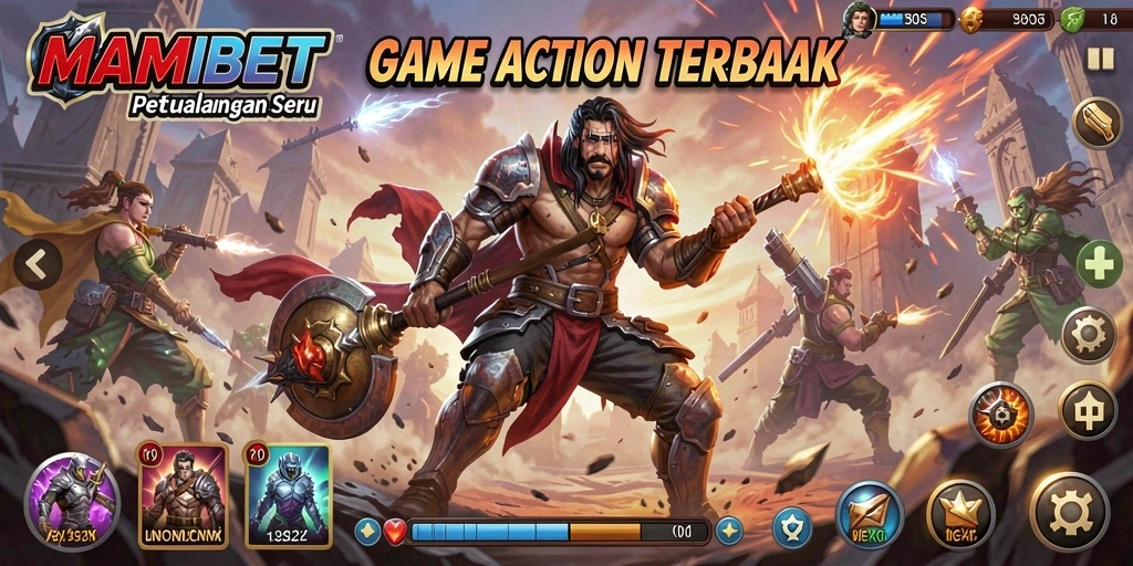 Screenshot gameplay MAMIBET menampilkan aksi cepat dan seru.