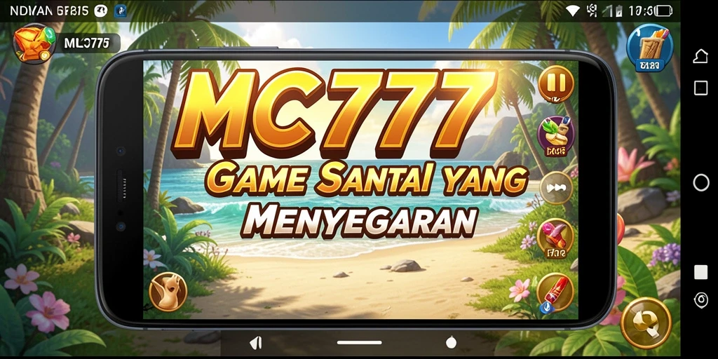 Tangkapan layar gameplay <strong>MC777</strong> menunjukkan level yang penuh warna dan tantangan menarik.