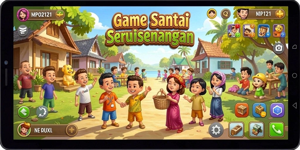 Screenshot utama MPO2121 menampilkan gameplay yang seru dan menantang.