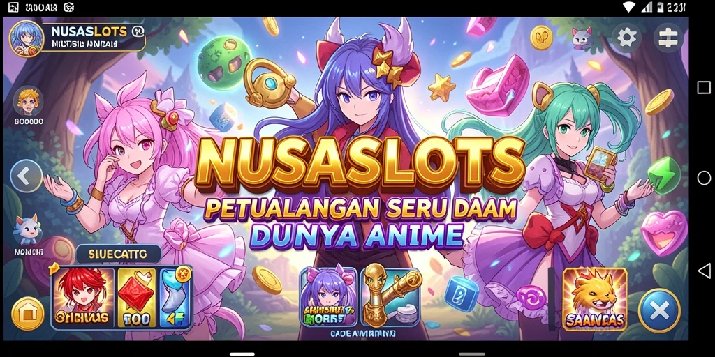 Tampilan gameplay mendebarkan di dunia anime NUSASLOTS.