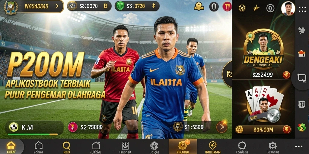 Tampilan gameplay P200M yang menarik dan interaktif.