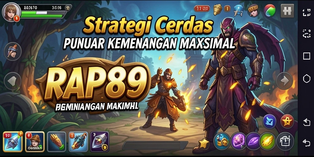Tampilan gameplay menarik RAP89 dengan aksi strategi yang mendebarkan.