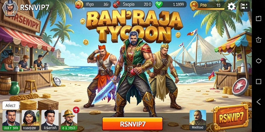 Tampilan gameplay seru di RSNVIP7 dengan elemen Tycoon.