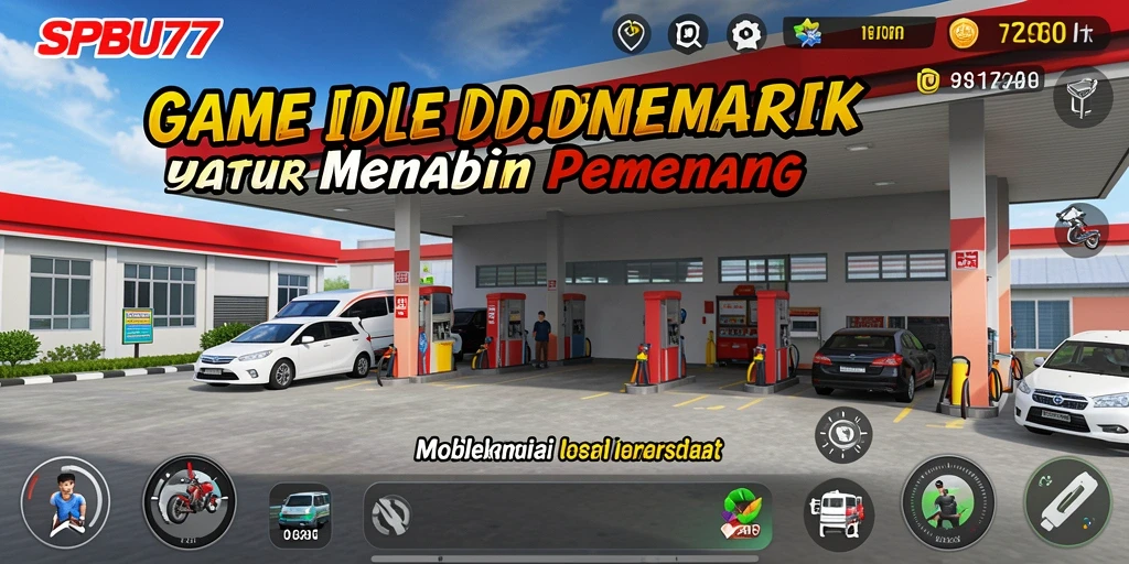 Tampilan gameplay SPBU77 yang menarik dan interaktif.