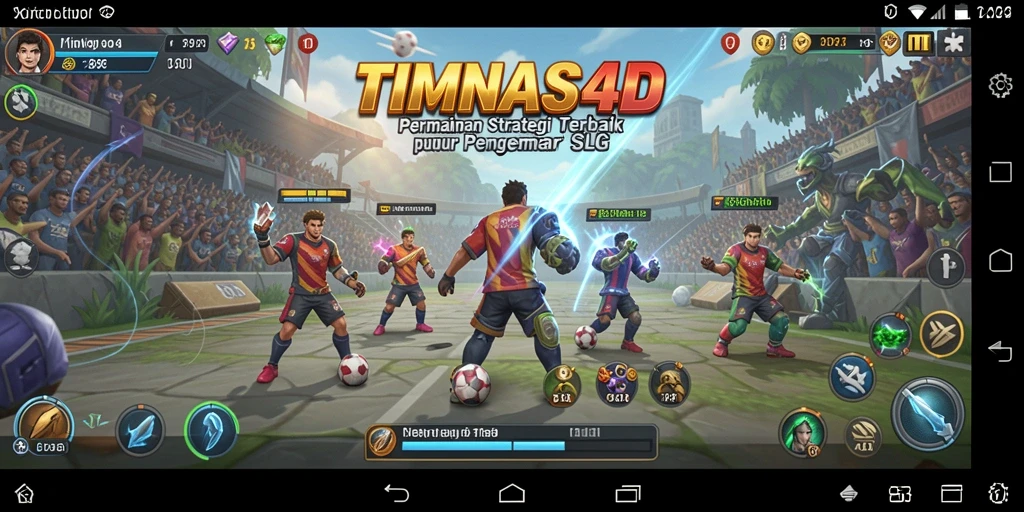 Screenshot gameplay TIMNAS4D menampilkan aksi seru dalam permainan strategi.